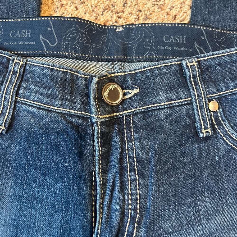 Wrangler Women's Dark Blue Boot Cut Jeans - Picture 5 of 6